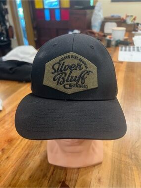 Silver Bluff Logo Black Trucker Cap